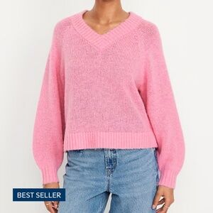 *NEW* Old Navy pink cozy cropped sweater * sz 3X